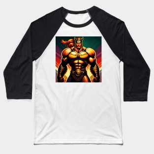 Spartan Strong Comic Book Style Baseball T-Shirt